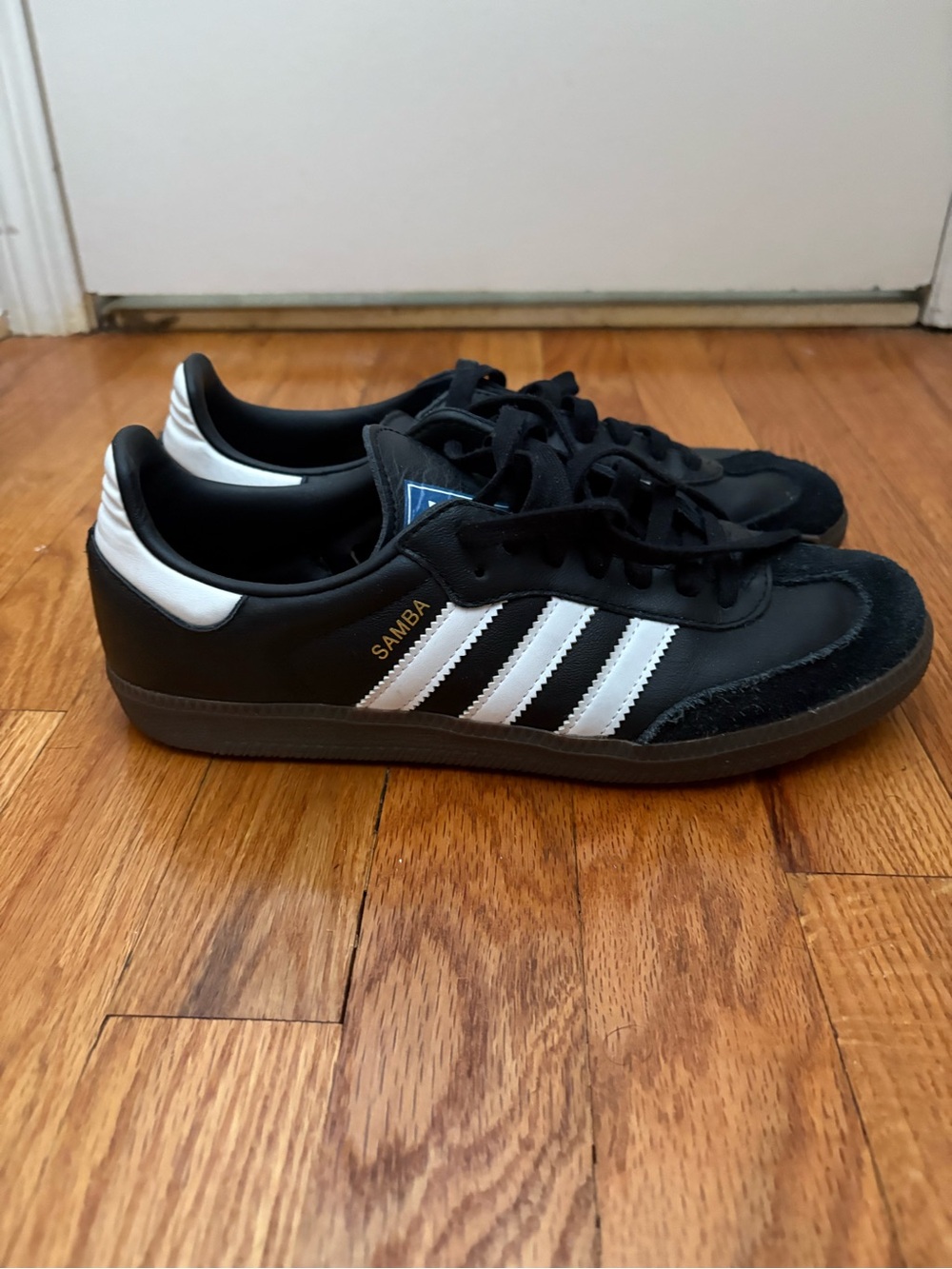 adidas Black & White Samba Low-Top Sneakers